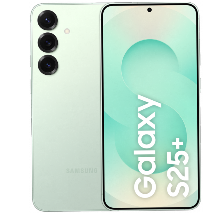 

Смартфон Samsung Galaxy S25+, 6.7" 3120x1440 Dynamic AMOLED 2X, Qualcomm Snapdragon 8 Elite, 12Gb RAM, 512Gb, 3G/4G/5G, NFC, Wi-Fi, BT, 3xCam, 2-Sim, 4.9 А·ч, USB Type-C, Android 15, зеленый (SM-S936BLGCCAU), Galaxy S25+