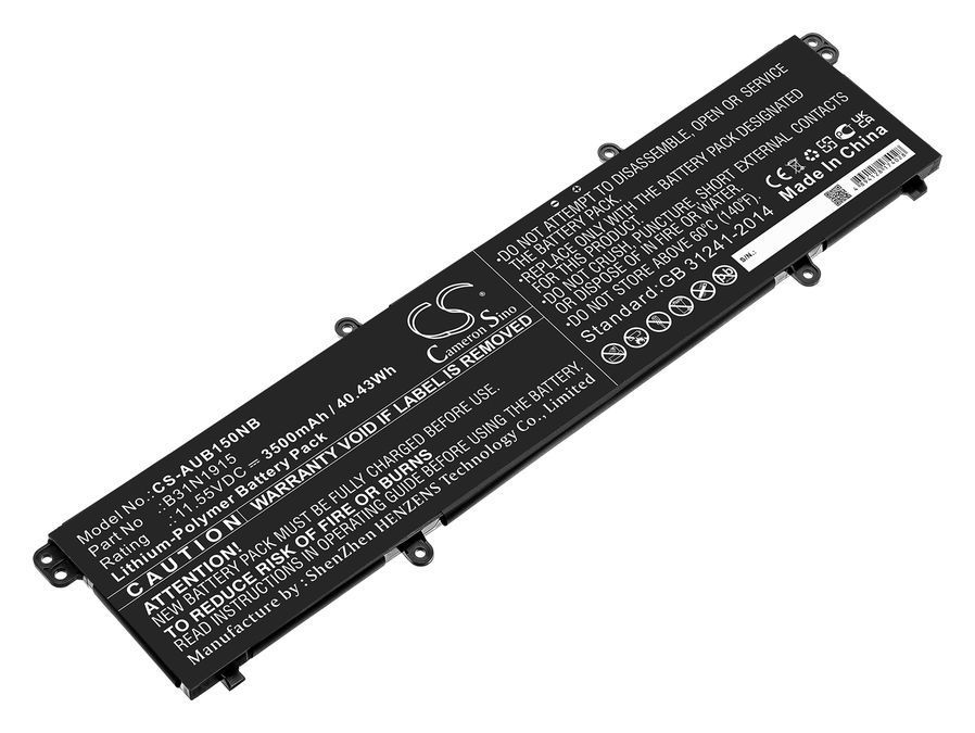 

Аккумуляторная батарея CameronSino CS-AUB150NB для Asus, 11.6V, 3.5 А·ч, 40.4Wh, черный (CS-AUB150NB), CS-AUB150NB