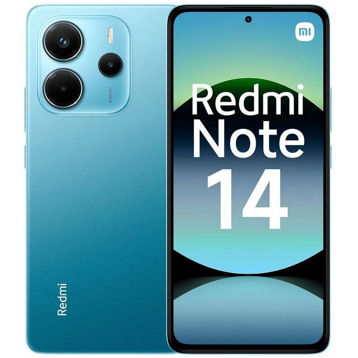 

Смартфон Xiaomi Redmi Note 14, 6.67" 2400x1080 AMOLED, MediaTek Helio G99 Ultra, 6Gb RAM, 128Gb, 3G/4G, NFC, Wi-Fi, BT, 3xCam, 2-Sim, 5500 мА⋅ч, USB Type-C, Android 14, синий (61624), Redmi Note 14