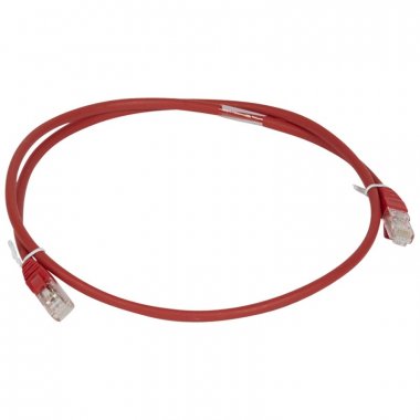 

Патч-корд UTP кат.6a, 1 м, RJ45-RJ45, красный, CCA, LSZH, Legrand (051878)