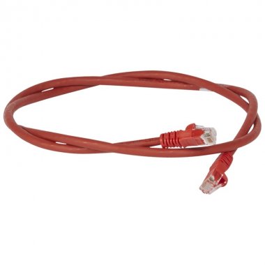 

Патч-корд UTP кат.6, 2 м, RJ45-RJ45, красный, CCA, LSZH, Legrand (051863)