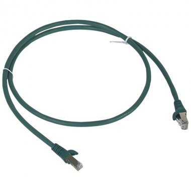 

Патч-корд FTP кат.6, 1 м, RJ45-RJ45, красный, CCA, LSZH, Legrand (051850), Зеленый