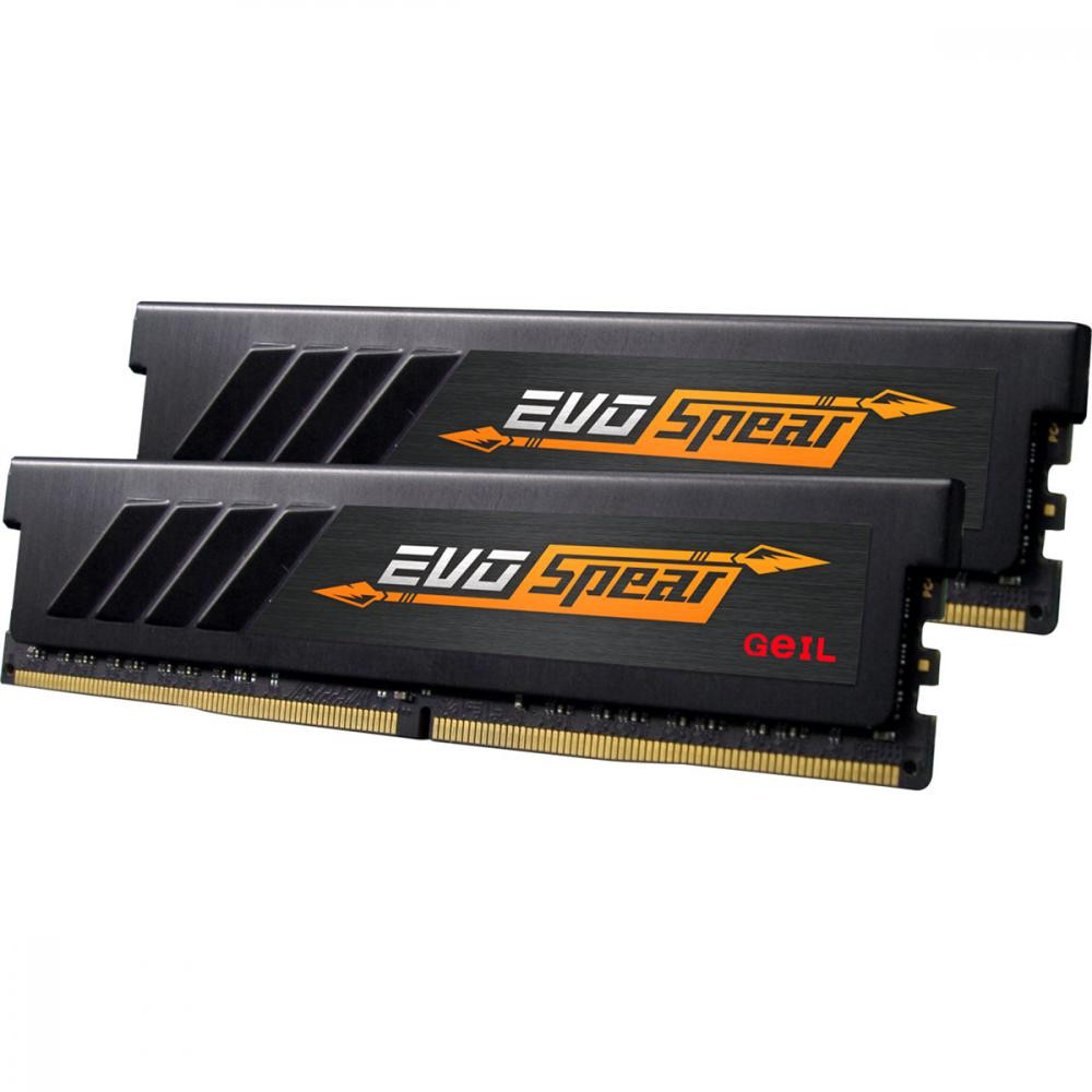 Комплект памяти DDR4 DIMM 16Gb (2x8Gb), 3200MHz, CL16, 1.35V Geil EVO Spear AMD Edition (GSB416GB3200C16BDC) б/у, незначительные следы эксплуатации