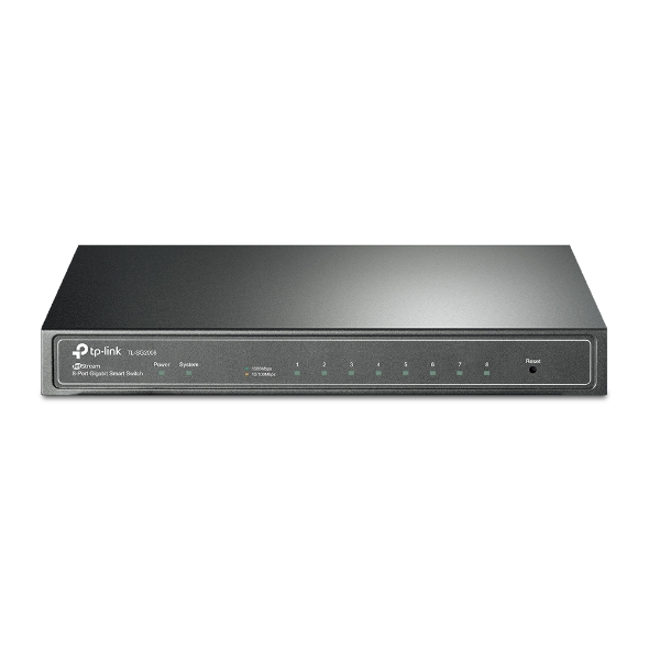 Коммутатор TP-Link JetStream Smart TL-SG2008, управляемый, кол-во портов: 8x1 Гбит/с (TL-SG2008(UN))