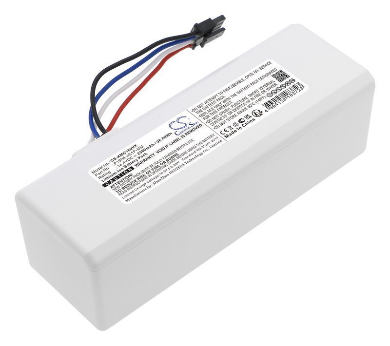 

Аккумулятор CameronSino CS-XMC180VX, 2.5Ah 14.4V для Xiaomi Vacuum Mop (SKV4093GL); Dreame MC1808, белый (CS-XMC180VX), CS-XMC180VX