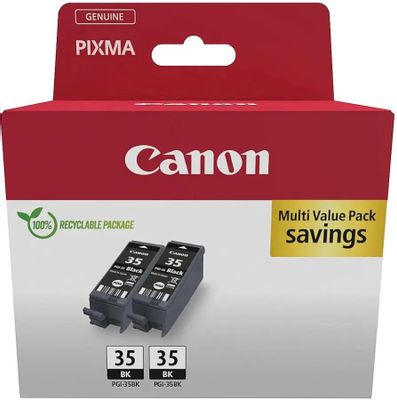 

Картридж струйный Canon PGI-35 (1509B029), черный, оригинальный, объем 18.6 мл, ресурс 382 страниц для Canon Pixma iP100, PGI-35