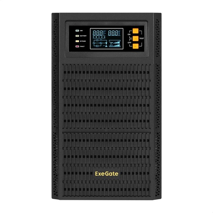 ИБП ExeGate PowerExpert TL-3000.96V.LCD.AVR.3SH.USB.RS232.SNMP, 3000 В·А, 3 кВт, черный (EX296950RUS)