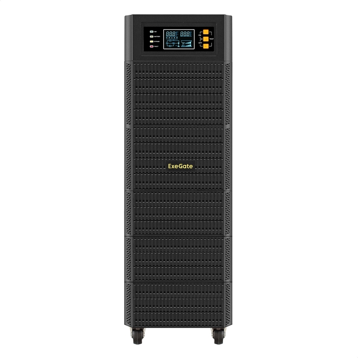 ИБП ExeGate PowerExpert TL-575-6kVA.192V.LCD.AVR.T.USB.RS232.SNMP, 6000 В·А, 6 кВт, черный (EX296951RUS)