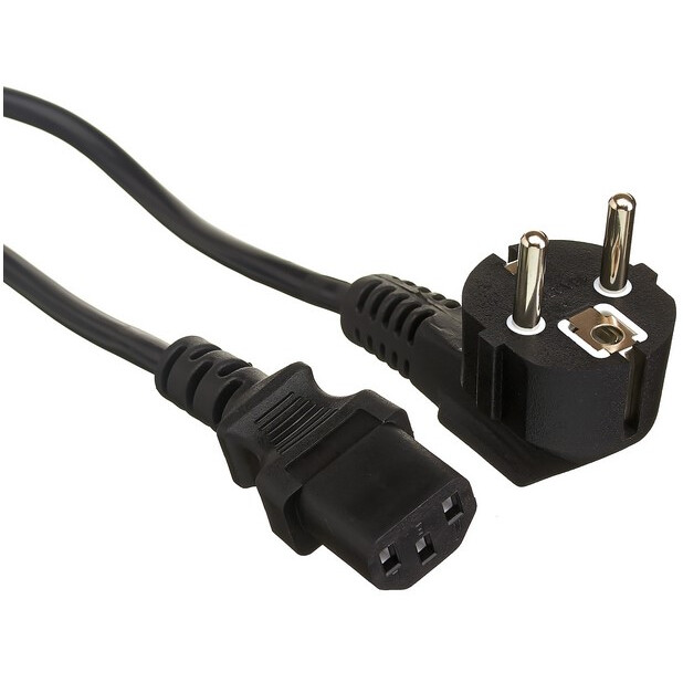 Кабель питания Exegate EX297783RUS, Euro-IEC320-C13, 1 м, черный