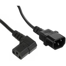 Кабель-удлинитель Exegate EX297756RUS, IEC 320 C13-IEC 320 C14, 1 м, черный