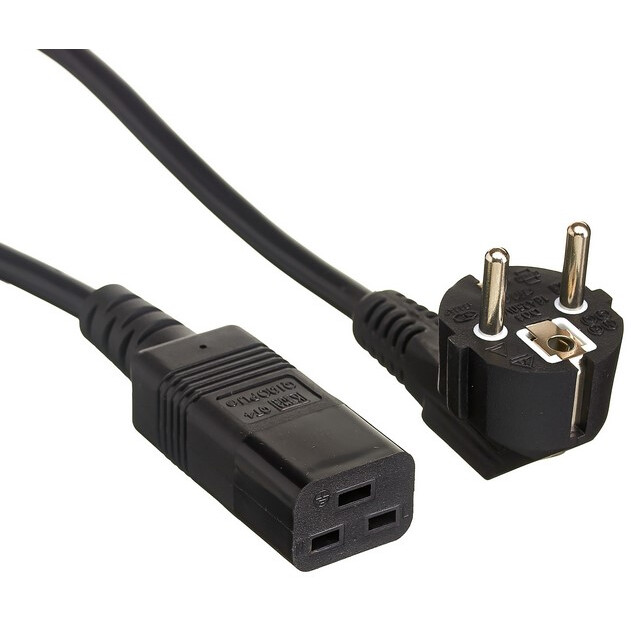 

Кабель питания Euro-IEC-320 C19, 1.8 м, черный Exegate Special, CCA, 1.5мм (EX297803RUS)