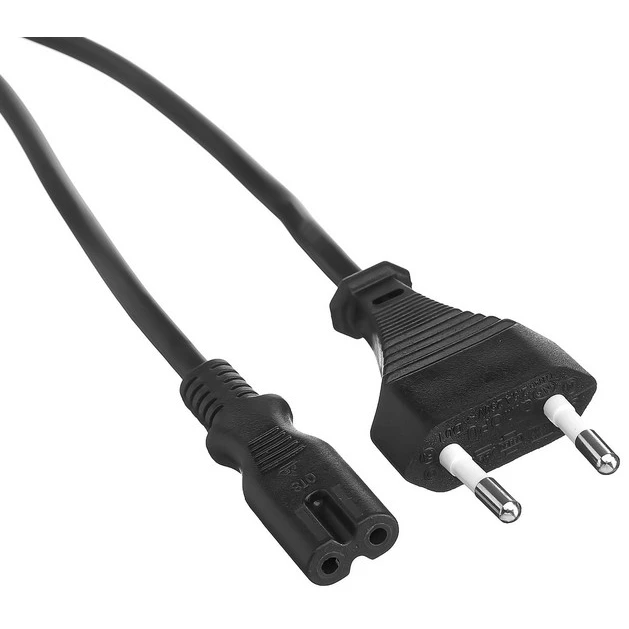 Кабель питания Exegate EX297810RUS, CEE 7/16-IEC-320-C7, 75 см, черный