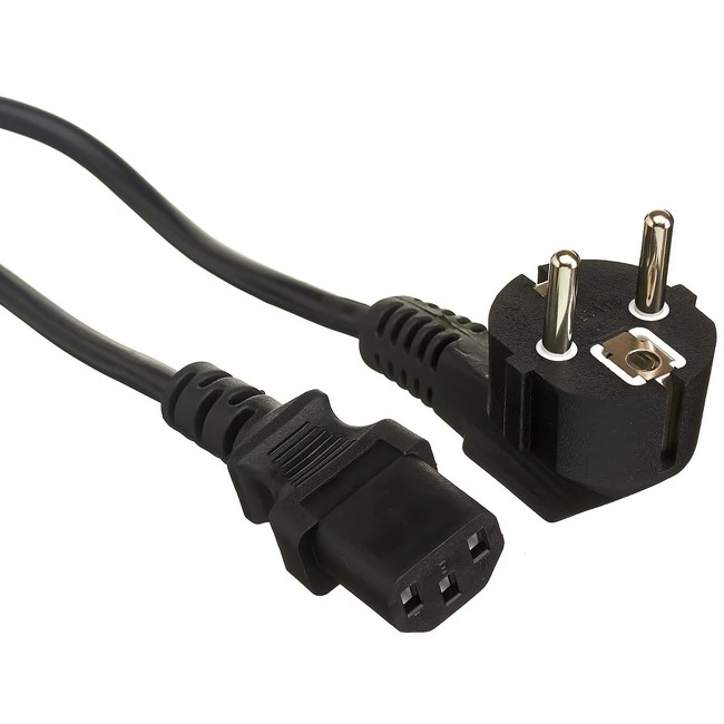 Кабель питания Exegate EX297789RUS, Euro-IEC320-C13, 1 м, черный