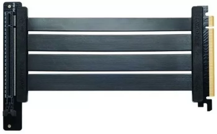 

Кабель-переходник (адаптер) PCI-Ex16-PCI-Ex16, черный Phanteks Flat Line, 220мм/90град. (PH_CBRS4_0_FL22_RU)
