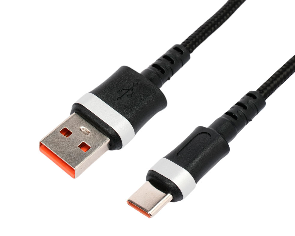 

Кабель USB-USB Type-C, экранированный, быстрая зарядка, 6А, 66 Вт, 1 м, черный, Cablexpert CCP-USB2-AMCM-66W-1M (CCP-USB2-AMCM-66W-1M), CCP-USB2-AMCM-66W-1M