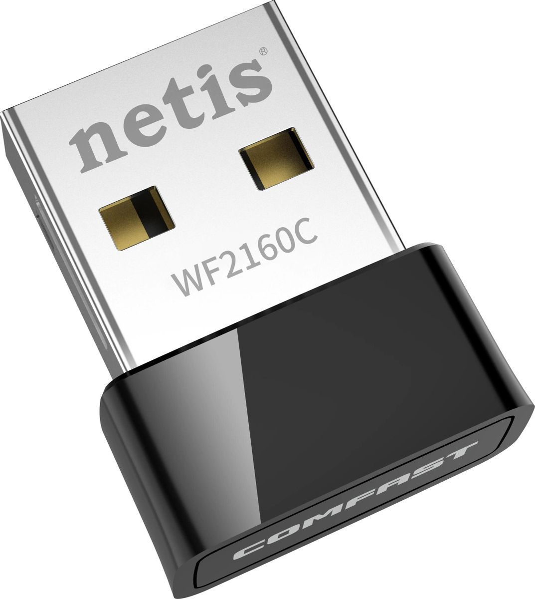 

Адаптер Wi-Fi Netis WF2160C, 802.11a/n/ac, 2.4 / 5 ГГц, до 633 Мбит/с, USB (WF2160C), WF2160C