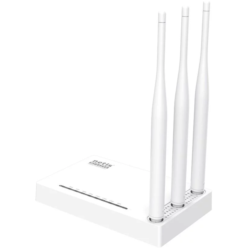 

Wi-Fi роутер Netis W300A, 802.11a/b/g/n, 2.4 ГГц, до 300 Мбит/с, LAN 4x100 Мбит/с, WAN 1x100 Мбит/с, внешних антенн: 3x5 дБи (W300A), W300A
