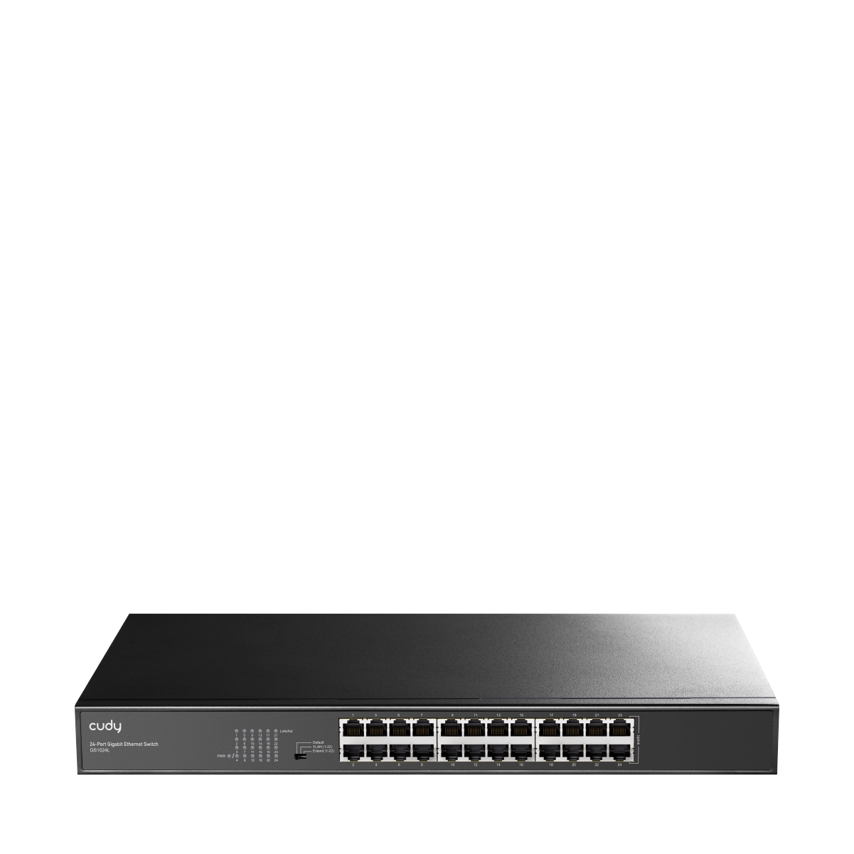 

Коммутатор Cudy GS1024L, кол-во портов: 24x1 Гбит/с, установка в стойку, GS1024L