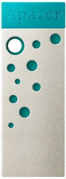 

Флешка 64Gb USB 2.0 Apacer AH11J, бирюзовый (AP64GAH11JG-1), AH11J