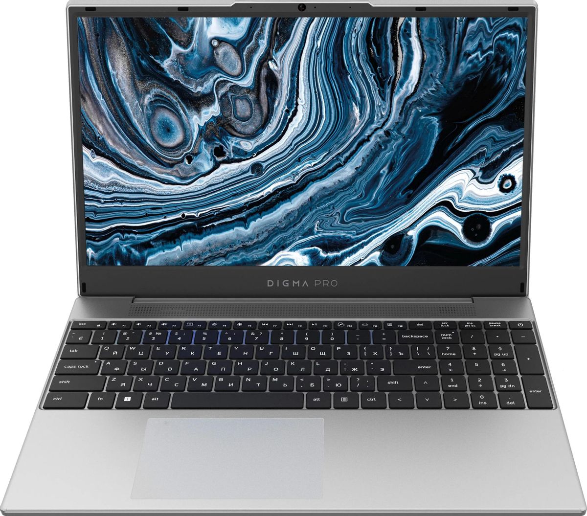 Ноутбук 15.6" DIGMA PRO Breve, серебристый (DN15R5-ADXW09)