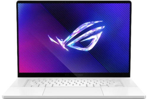 

Ноутбук ASUS ROG Zephyrus G16 GA605WV-QR077 16" OLED 2560x1600, AMD Ryzen AI 9 HX 370 2 ГГц, 16Gb RAM, 1Tb SSD, NVIDIA GeForce RTX 4060-8Gb, без OC, белый (90NR0JA2-M00360), GA605WV-QR077