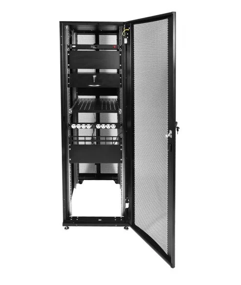 

Шкаф серверный напольный 48U 600x1000 мм, перфорация/металл, черный, ЦМО ШТК-СП-48.6.10-48АА-9005-ОГ (ШТК-СП-48.6.10-48АА-9005-ОГ), ШТК-СП-48.6.10-48АА-9005-ОГ