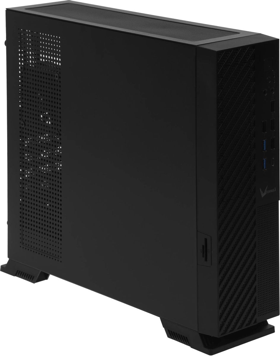

Корпус Formula V SFF L12, mATX, Mini-Tower, 2xUSB 3.0, USB Type-C, черный, без БП (SFF L12), SFF L12