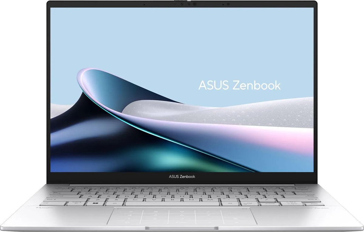 

Ноутбук ASUS ZenBook 14 UX3405MA-QD1017 14" OLED 1920x1200, Intel Core Ultra 9 185H 2.3 ГГц, 32Gb RAM, 512Gb SSD, без OC, серебристый (90NB11R2-M01UC0), чехол, UX3405MA-QD1017