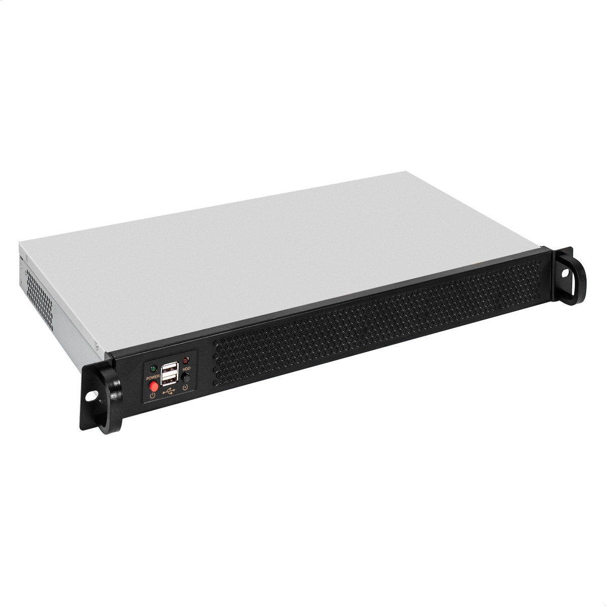 

Корпус Exegate 1U250-11/1U-F250AS, mini-ITX, 1U RM, 1x250 Вт, черный/серебристый (EX298546RUS), 1U250-11/1U-F250AS