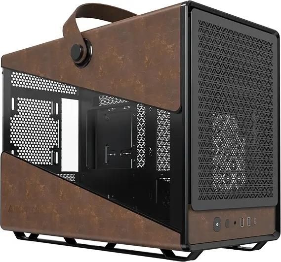 

Корпус MONTECH Heritage, mATX, Mini-Tower, 2xUSB 3.0, USB Type-C, черный/коричневый, без БП (HERITAGE (B)), Heritage