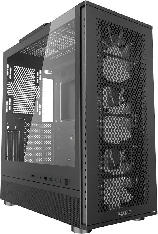 

Корпус PCCOOLER ME200 MESH BK, ATX, Midi-Tower, USB 3.0, черный, без БП (C3-A520BKP3-GL), ME200 MESH BK