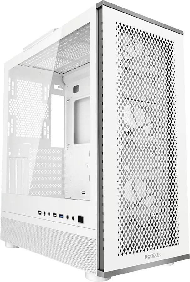 

Корпус PCCOOLER ME200 MESH WH, ATX, Midi-Tower, USB 3.0, белый, без БП (C3-A520WHP3-GL), ME200 MESH WH