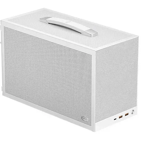 Корпус PCCOOLER K101 MESH WH 3F, Mini-Tower, без БП, белый