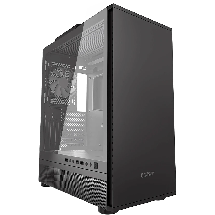 

Корпус PCCOOLER IE200 BK, EATX, Midi-Tower, USB 3.0, черный, без БП (IE200 BK), IE200 BK