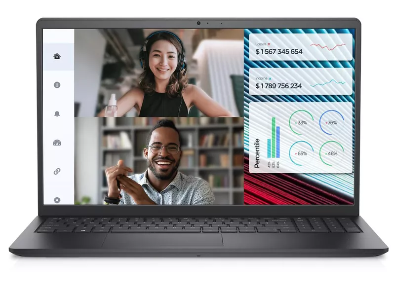 Ноутбук 15.6" Dell Vostro 3520, черный (HDL5A91028W-16G)