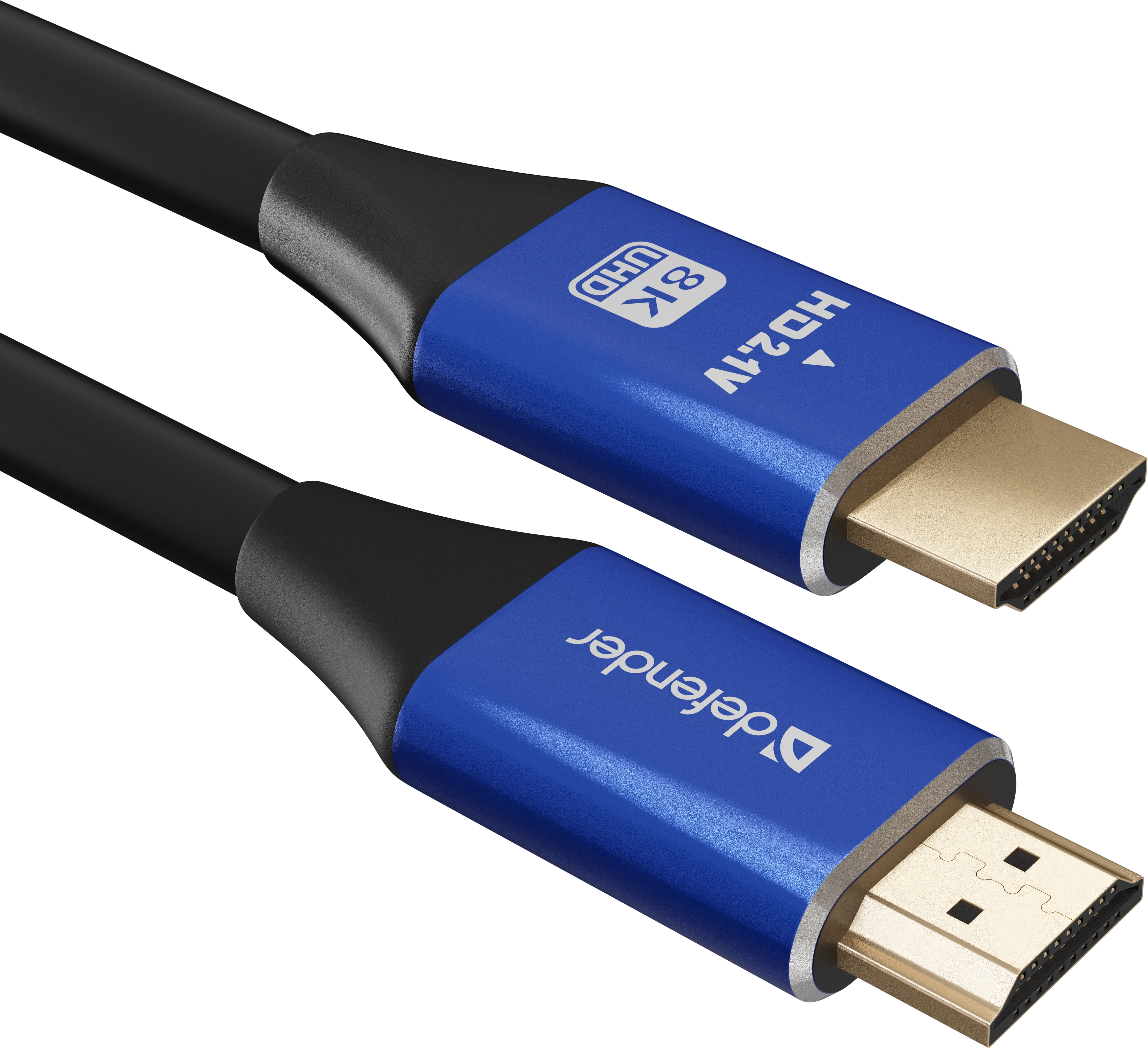 

Кабель HDMI(19M)-HDMI(19M) v2.1 4K/8K, экранированный, 3 м, черный Defender HDMI-2 (87332), HDMI-2