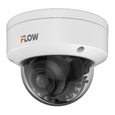 

IP-камера iFlow F-IC-2486CMS 4 мм, уличная, купольная, 8 Мпикс, CMOS, до 3840×2160, до 25 кадров/с, LED/ИК подсветка 30м, POE, -40 °C/+60 °C, белый (311329565), F-IC-2486CMS