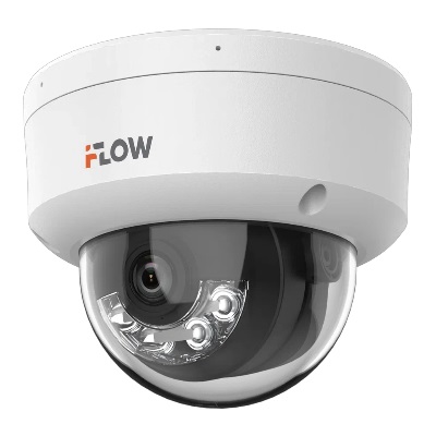 

IP-камера iFlow F-IC-2482C2MS 4 мм, уличная, купольная, 8 Мпикс, CMOS, до 3840×2160, до 20 кадров/с, LED/ИК подсветка 30м, POE, -40 °C/+60 °C, белый (311329325), F-IC-2482C2MS