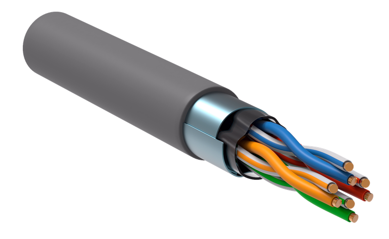 Витая пара ITK FTP кат.5e 4 пары CU 305м. PVC (LC1-C5E04-311-T-P-R)