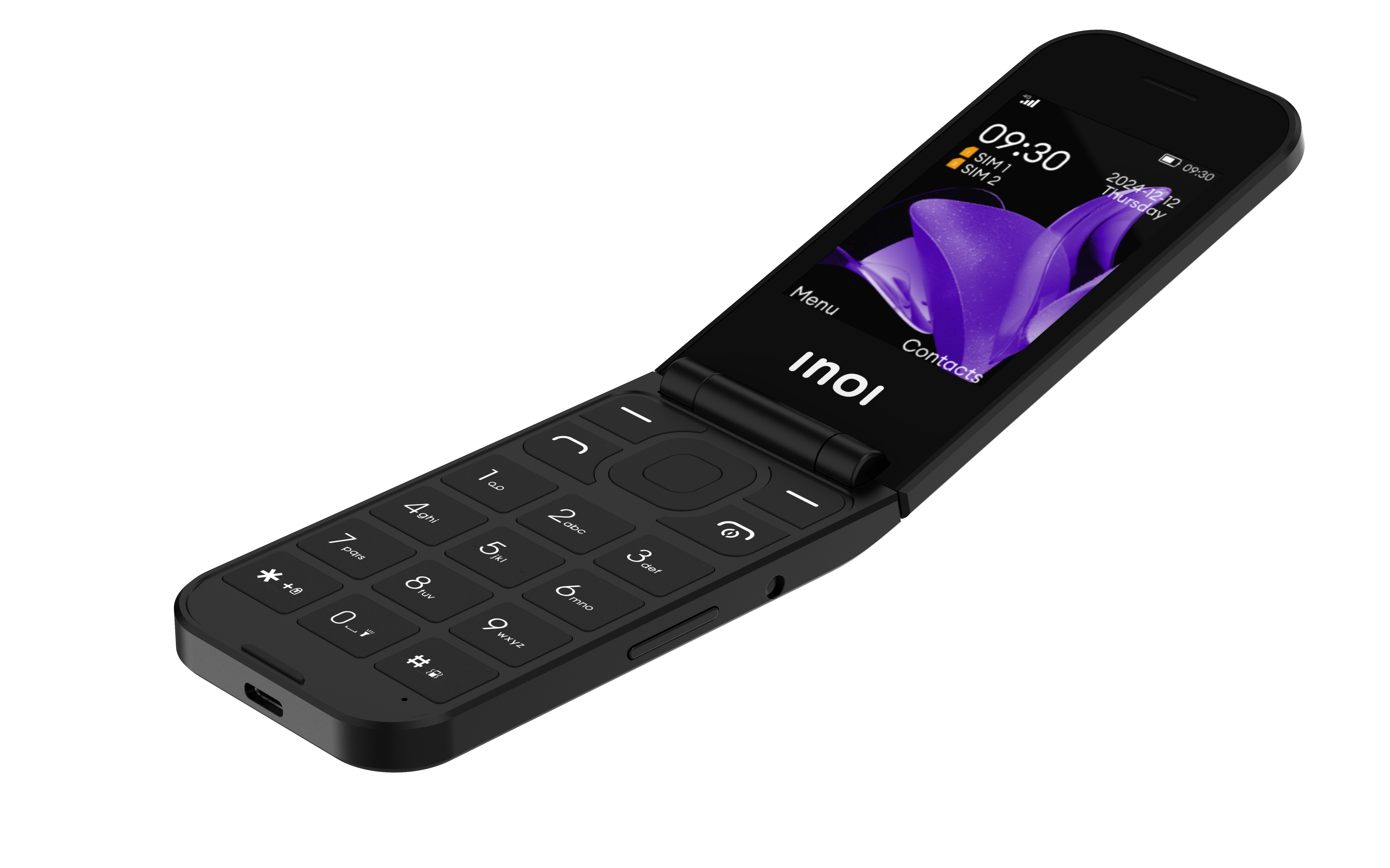 Мобильный телефон INOI 284 Flip 4G черный