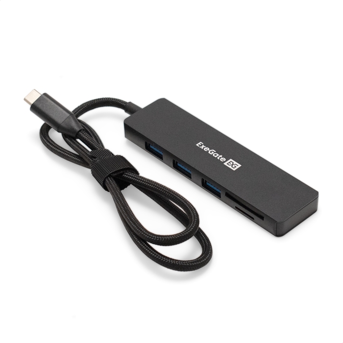 

Док-станция Exegate DUB-2213C/CR, USB Type-C, черный (EX297632RUS), DUB-2213C/CR