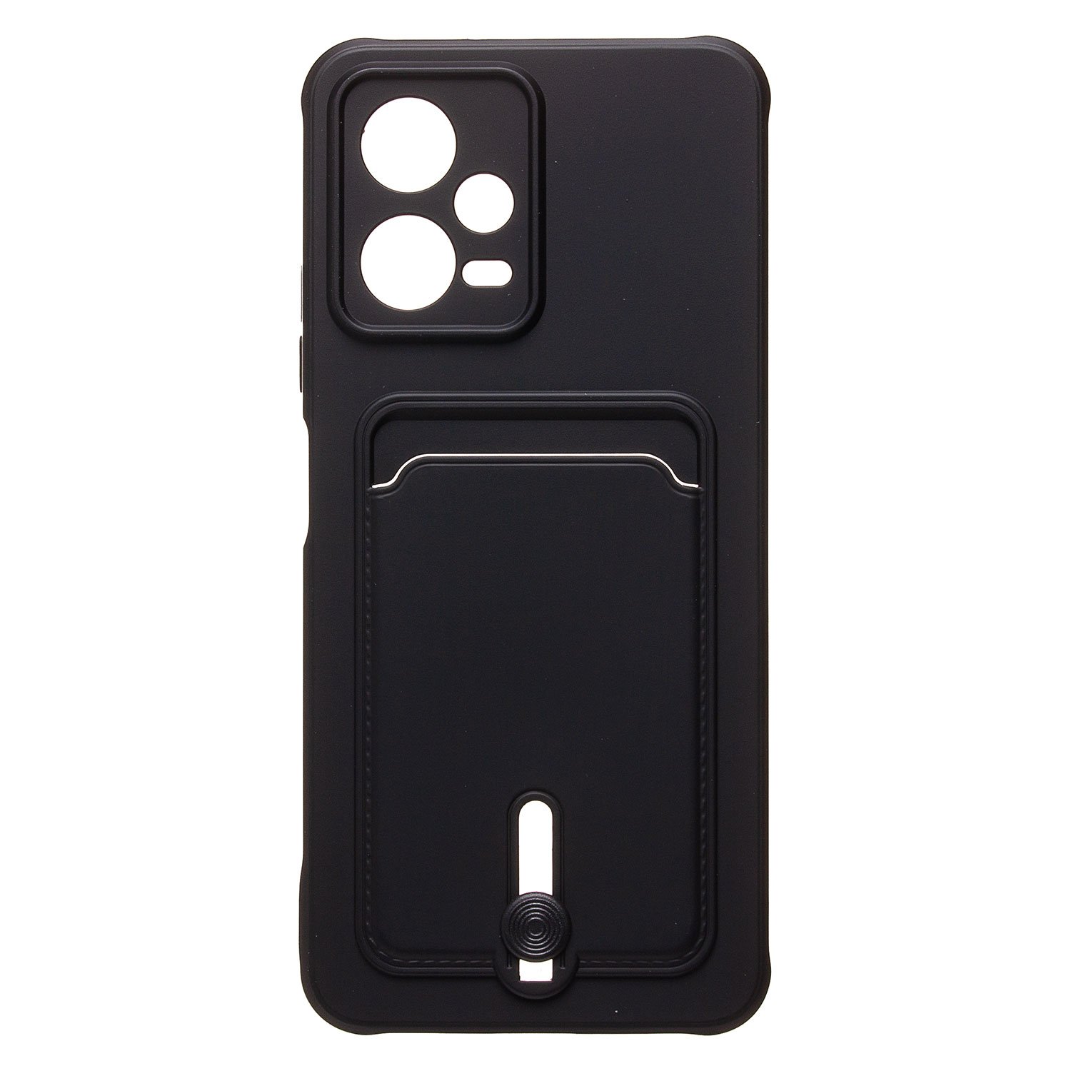 

Чехол-накладка Activ SC304 с картхолдером для смартфона Xiaomi Redmi Note 12 5G Global, силикон, черный (218009)