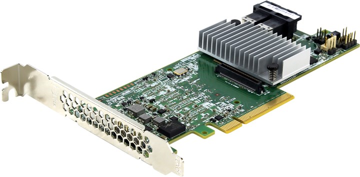 Контроллер Broadcom MegaRAID 9361-8I+LSICVM02, PCI-Ex8, SGL (LSI00417/LSI00418_kit)