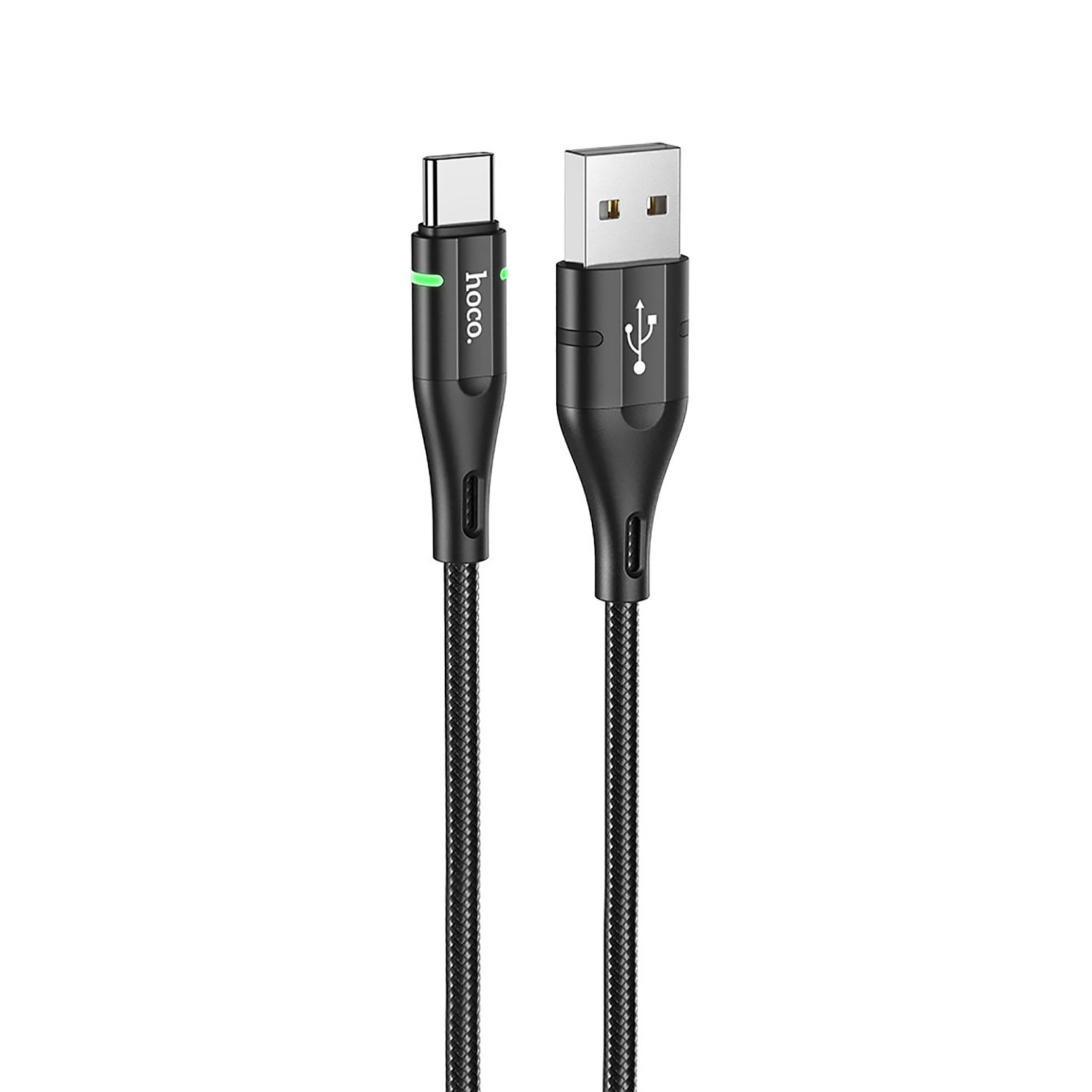 

Кабель USB(Am)-USB Type-C(m), быстрая зарядка, 3А, 1.2 м, черный, HOCO Shadow U93 (6931474732170), U93