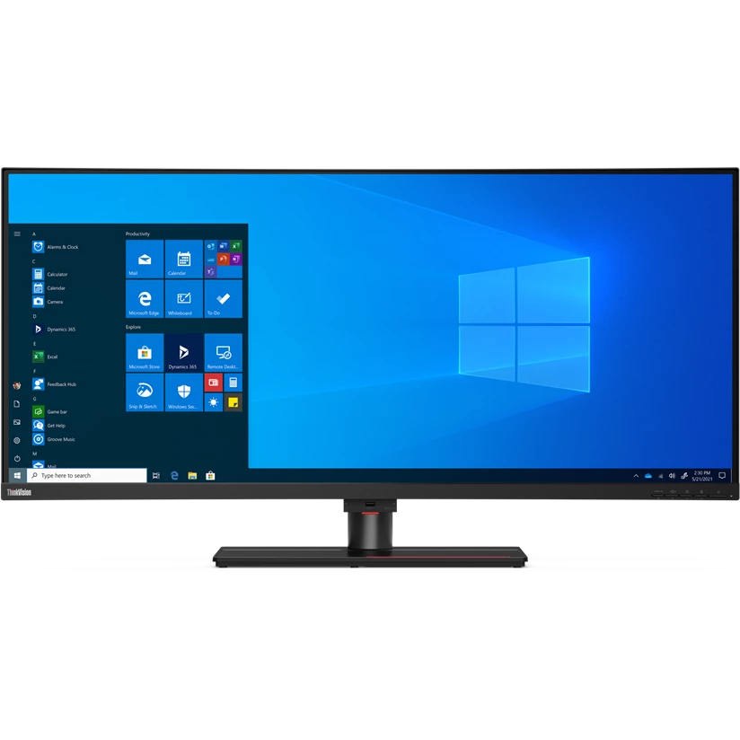 

Монитор 39.7" Lenovo P40w-20 IPS, изогнутый, 5120×2160 (21:9), 300кд/м2, 4 мс, 178°/178°, HDMI, DisplayPort, Thunderbolt, USB Type-C, USB-Hub, черный (62C1GAR6CB), P40w-20
