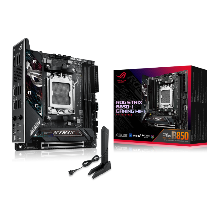 Материнская плата ASUS ROG STRIX B850-I GAMING WIFI, AM5, AMD B850, mini-ITX