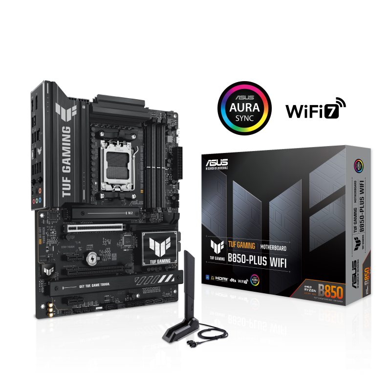 Материнская плата ASUS TUF GAMING B850-PLUS WIFI, AM5, AMD B850, ATX