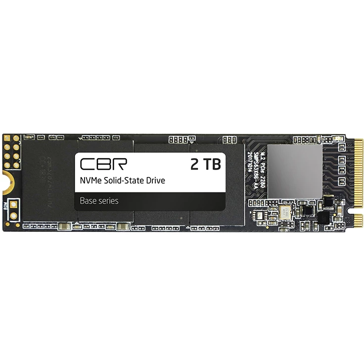

Твердотельный накопитель (SSD) CBR 2Tb Base SSD-002TB-M.2-BS24b, 2280, PCI-E 3.0 x4, NVMe (SSD-002TB-M.2-BS24b) Bulk (OEM), SSD-002TB-M.2-BS24b