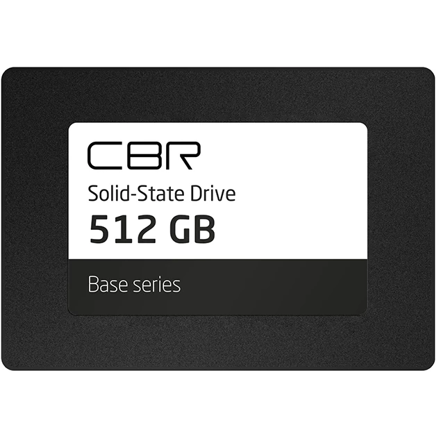 

Твердотельный накопитель (SSD) CBR 512Gb Base SSD-512GB-2.5-BS24b, 2.5", SATA3 (SSD-512GB-2.5-BS24b) Bulk (OEM), SSD-512GB-2.5-BS24b