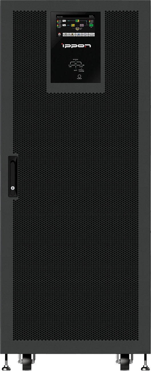 ИБП Ippon Intatum ML 300K, 300000 В·А, 300 кВт, черный (2028779) (без аккумуляторов)
